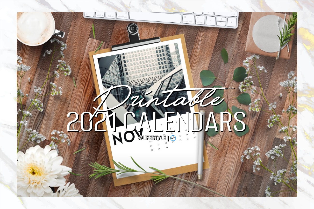 ฟรี Templates ปฏิทินปี 2021 ดีไซน์น่าใช้